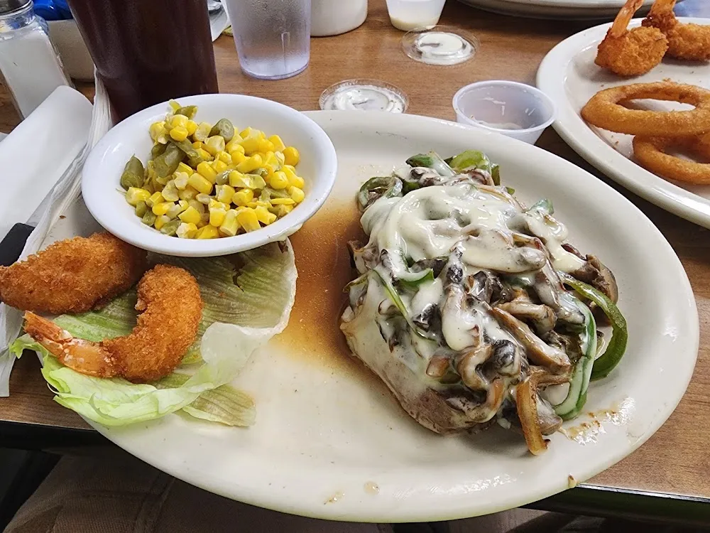 Smothered Ribeye Steak